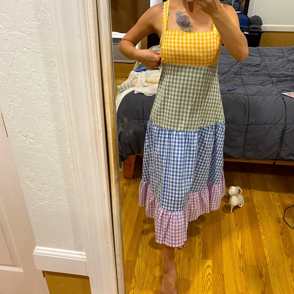 SOLD OUT SOLD Tiered pastel summer maxi Dress Wom - Picture 5 of 17